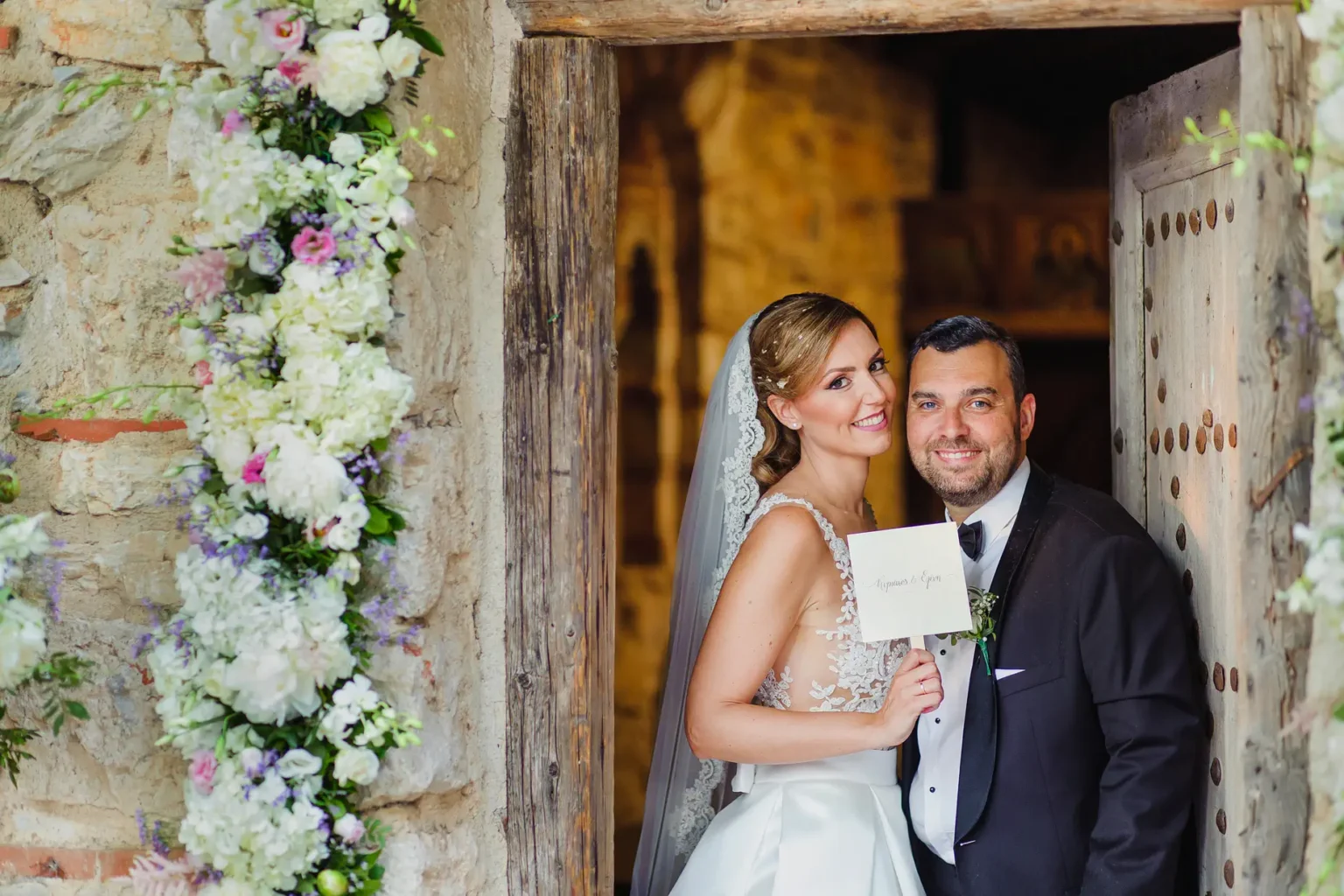 a man and woman posing for a picture