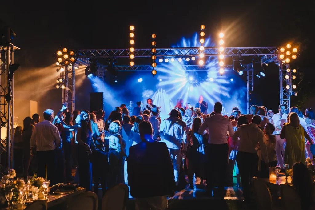 a group of people on a stage